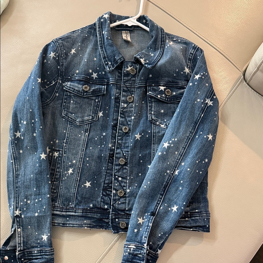 Womens Starry Denim Jacket